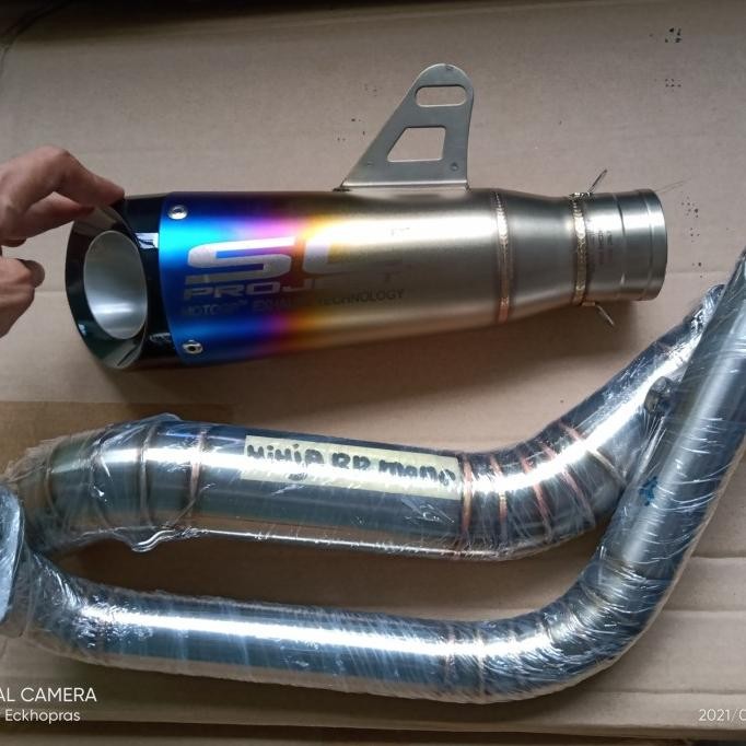 Diskon Knalpot Racing Sc Project Fullsystem Ninja250 Sl/Mono
