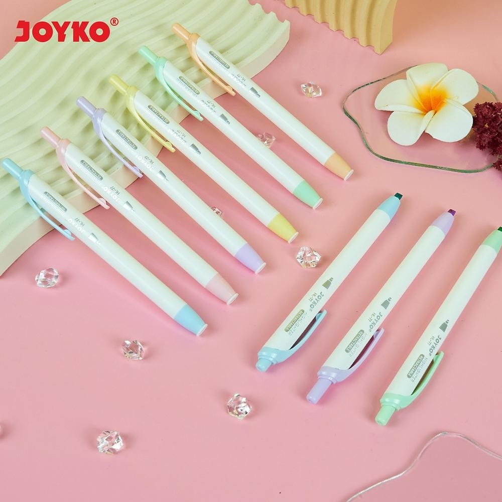 

SALE Penanda Berwarna Highlighter Joyko HL-77-6 Warna Pastel Color iQ45