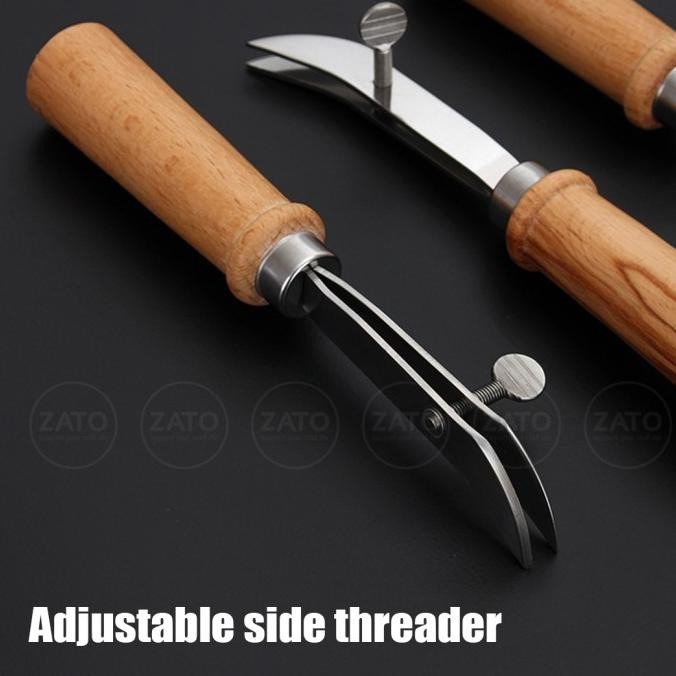 

Terlaris Adjustable Side THREADER - Creaser Groover - leather tools SALE