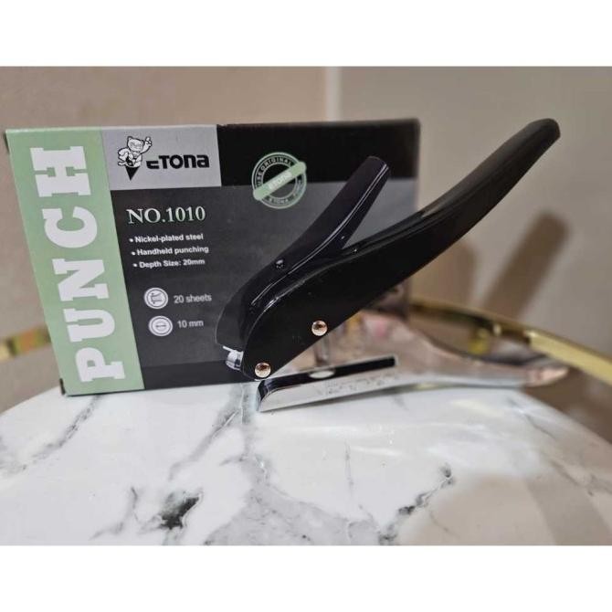 Terlaris Pembolong Kertas 10 MM 1 Lubang / Punch One Hole/ Alat Pembolong Kertas 20 lembar SALE