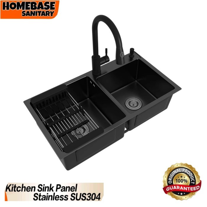 sink Bolzano kitchen sink bak cuci piring 2 lubang /Bolzano 8245