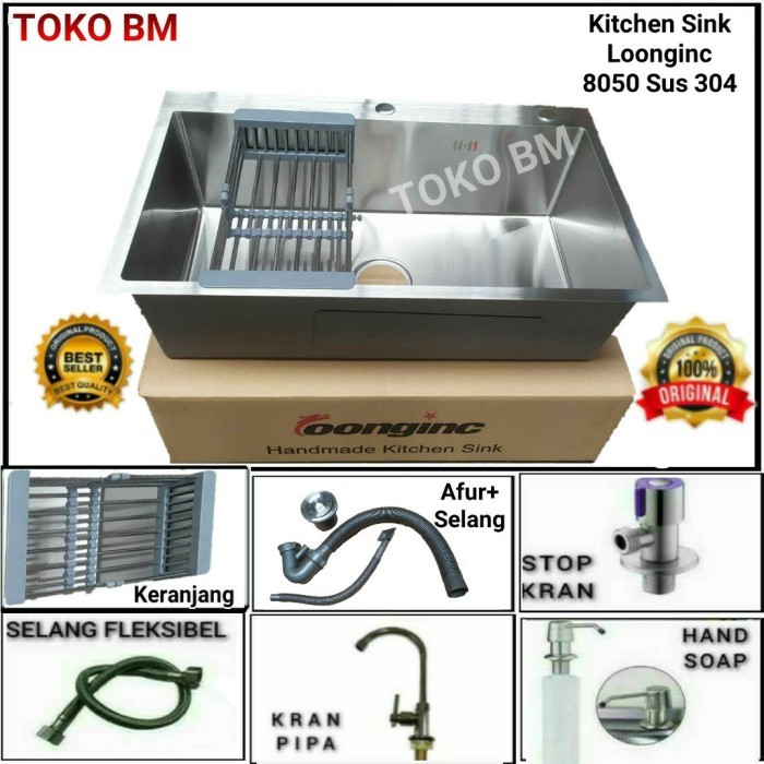 kitchen sink original bolzano 8050/bak cuci piring bolzano minimalis