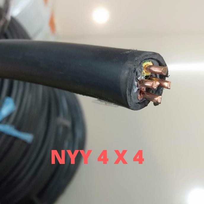 Promo KABEL NYY / TUFUR 4X4mm 4X4 mm / METER METERAN POTONGAN 4BESAR