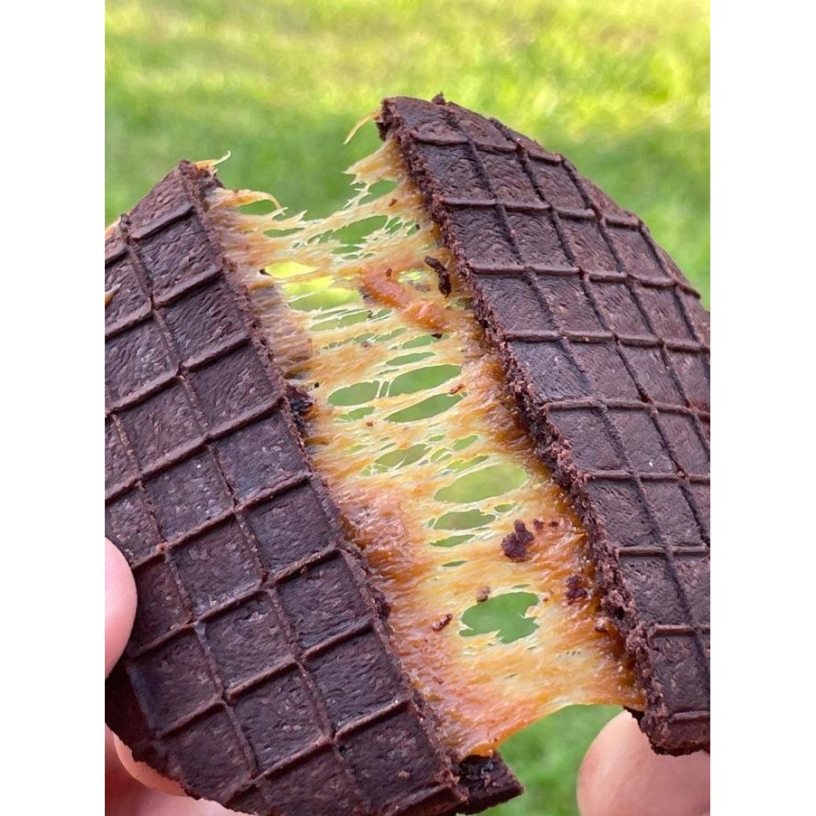 

Grosir 1 Box 10Pcs Chocolate Caramel Stroopwafel By Kin'S Stroopwafel
