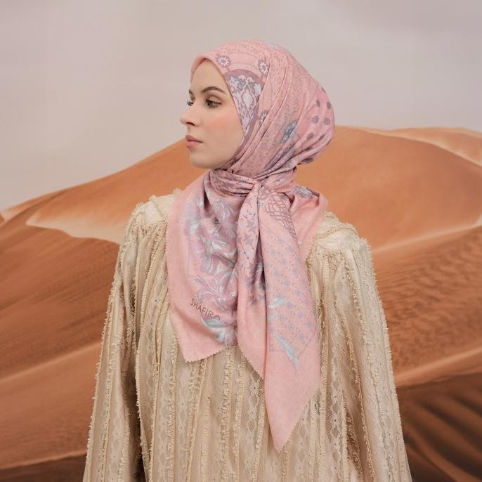 Terjangkau Shafira - Adiba Printed Scarf | Hijab Segi Empat Motif