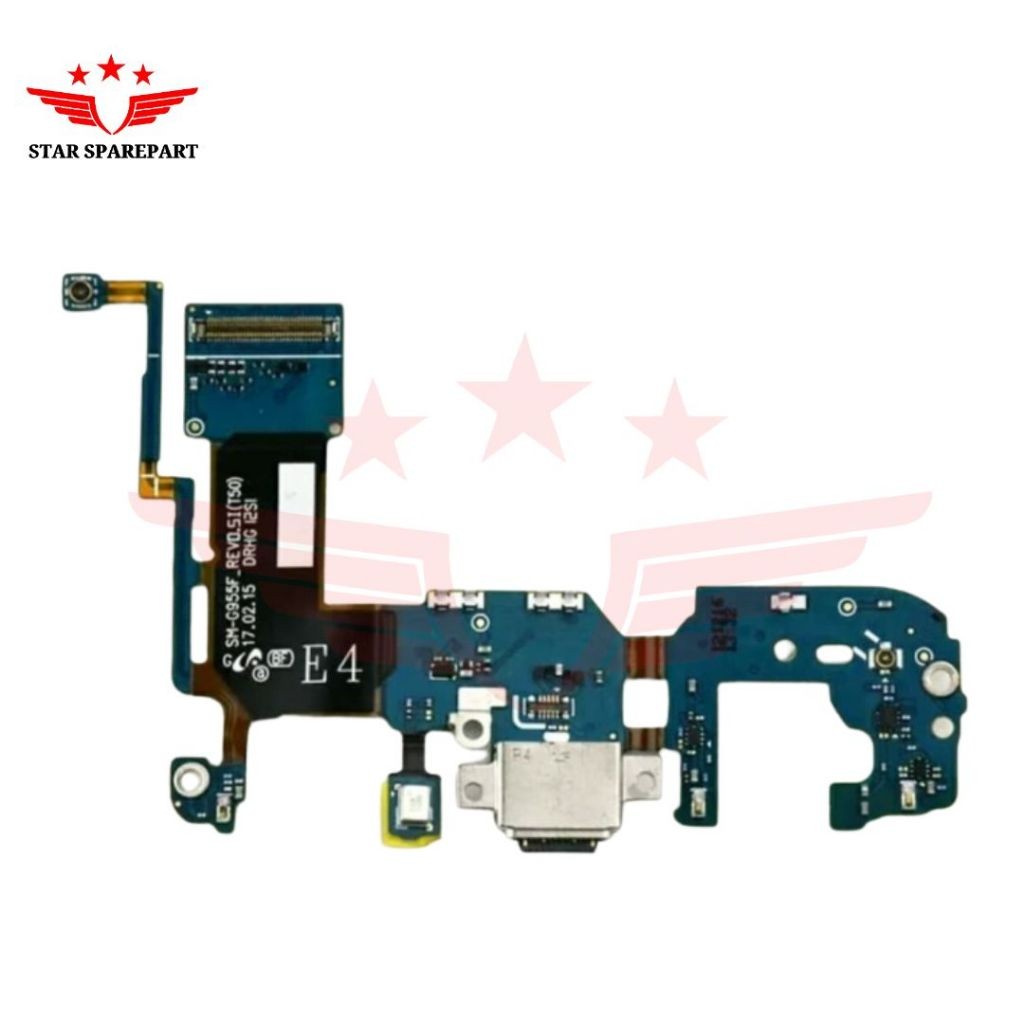 FLEXIBEL SAMSUNG G955F + CONNECTOR CHARGER + MIC ORI ( GALAXY S8 PLUS )