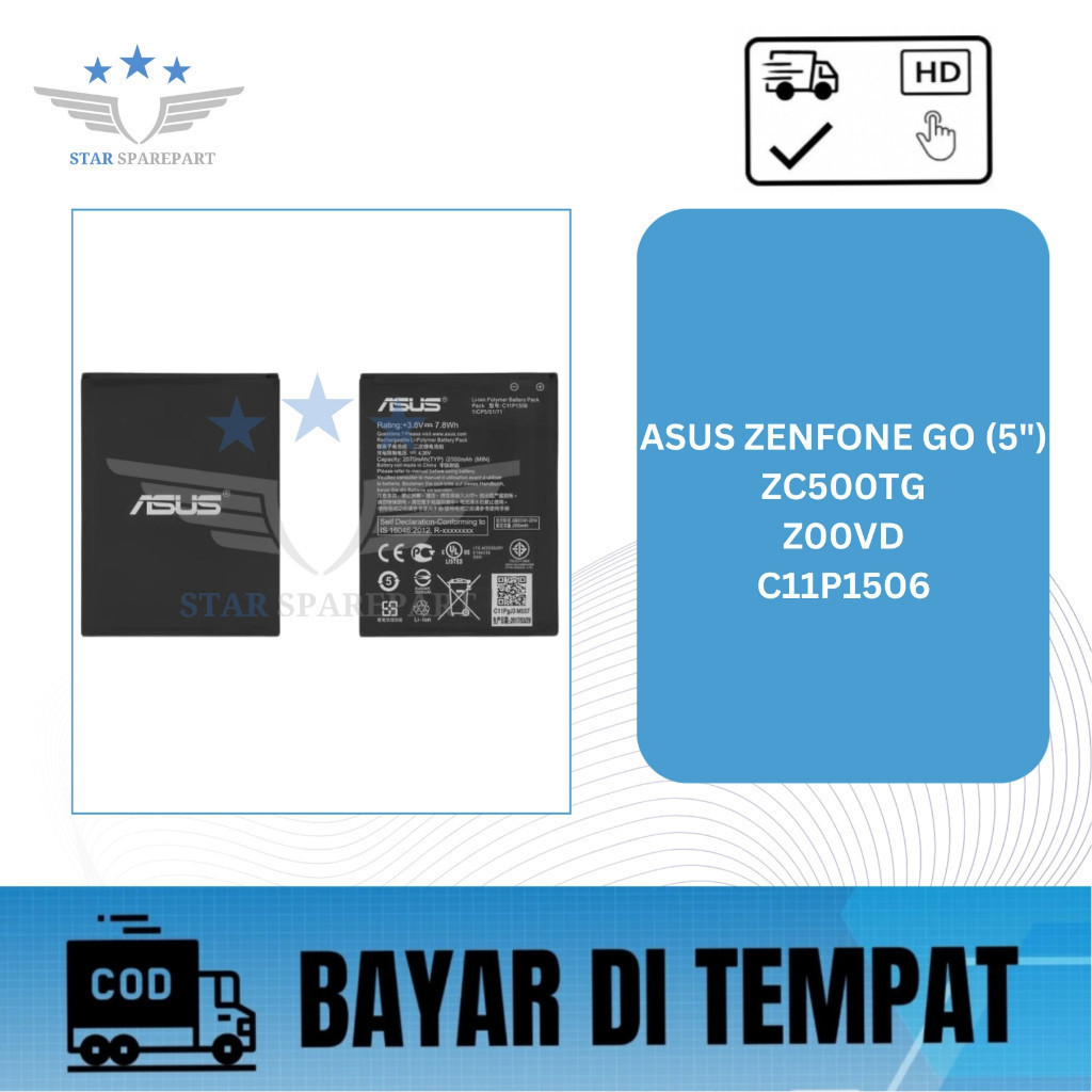 BATERAI ASUS ZENFONE GO (5") / ZC500TG / Z00VD / C11P1506