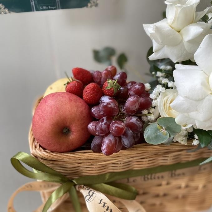 

Promo Parcel Buah Bunga By Le Bliss Bouquet | Premium Flower Fruit Hamper
