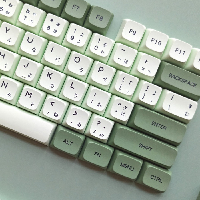 Mantap Xda Matcha Green Keycaps 124 Japanese Version Profile