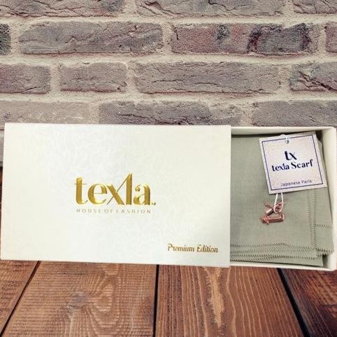 Miliki Texla Scarf - Kerudung Segi Empat Polos Premium Kamala