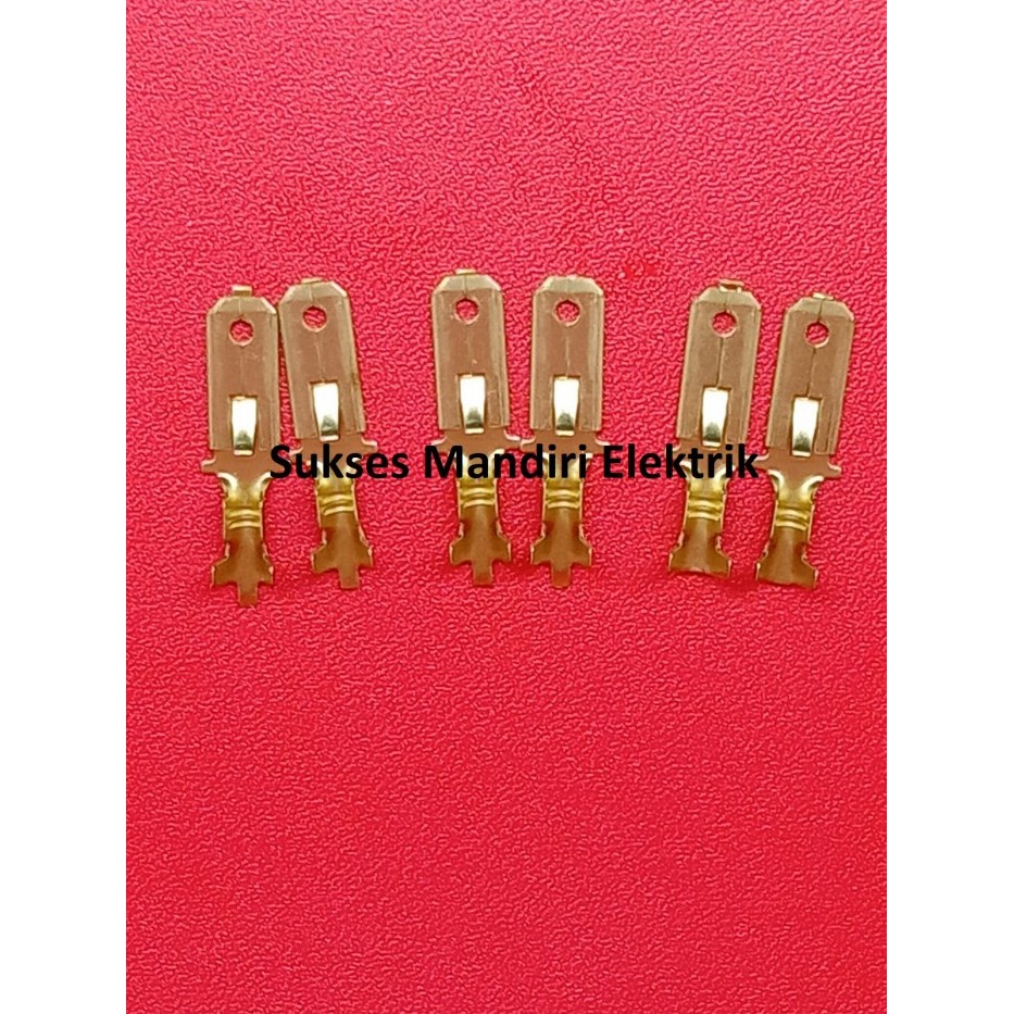 Skun Kabel Male M-2.5 2.5mm Kuningan