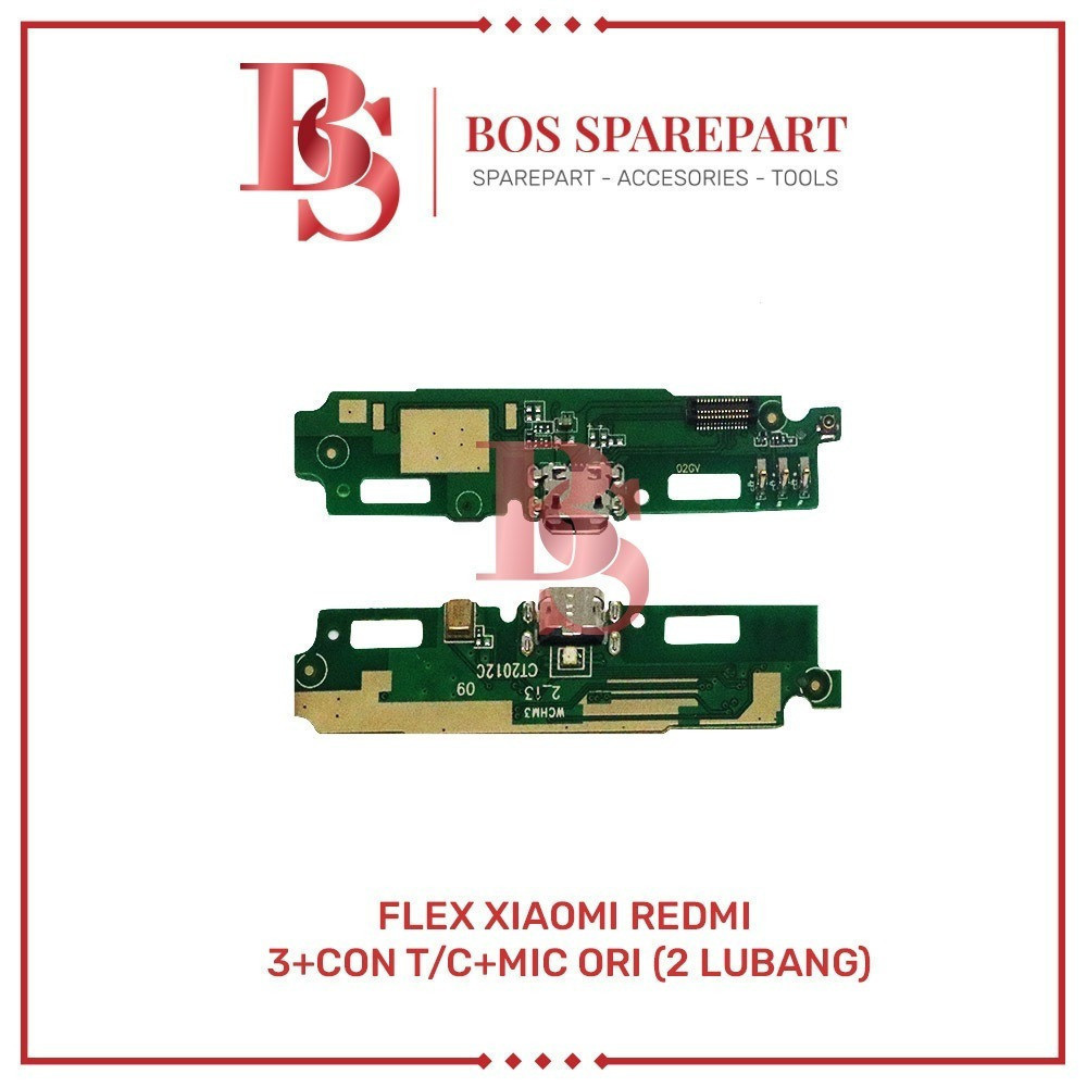 FLEXIBEL XIAOMI REDMI 3 + CONNECTOR CHARGER + MIC (2 LUBANG)
