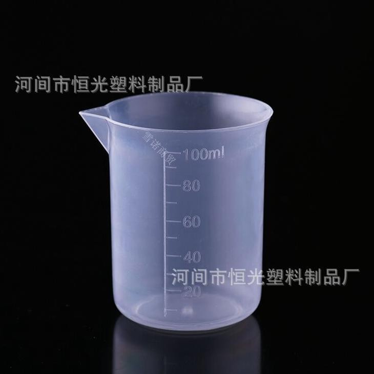 Bisa COD (snapcorner)Gelas Takar Gelas Ukur 100ML Plastik Bening Transparan Measuring Cup Plastic Ta