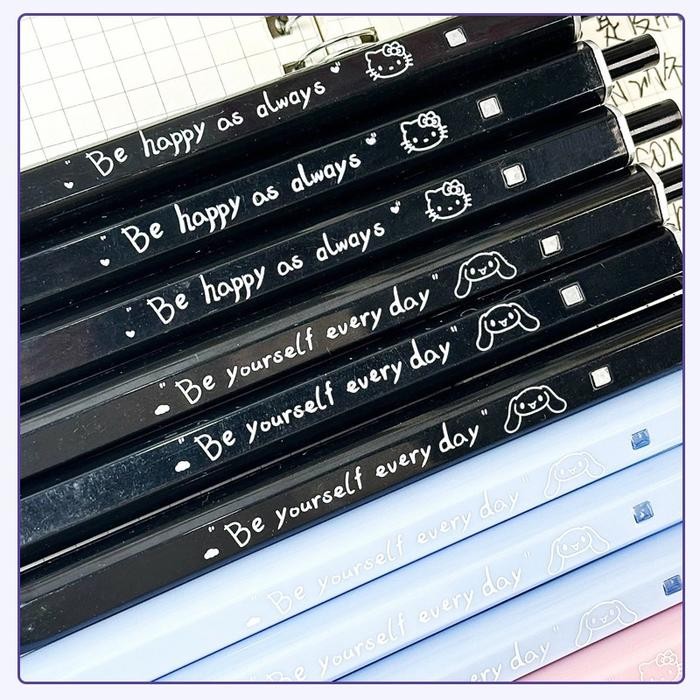 

TERLARIS PULPEN 0.5 HITAM GELPEN PENA SANRIO LUCU PENA MEKANIS - QIQI TREASURE