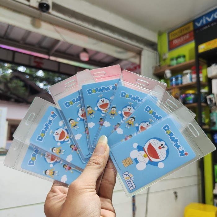 KARTU E-TOLL FLAZZ BCA SALDO 50RB DORAEMON