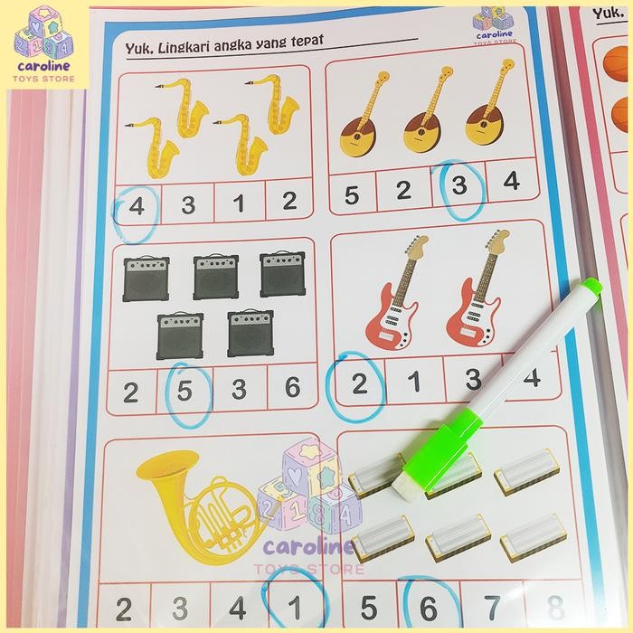 

TERLARIS BUKU AKTIVITAS ANAK 2-4 TAHUN FREE SPIDOL ANAK WIPE AND CLEAN BISA DIHAPUS