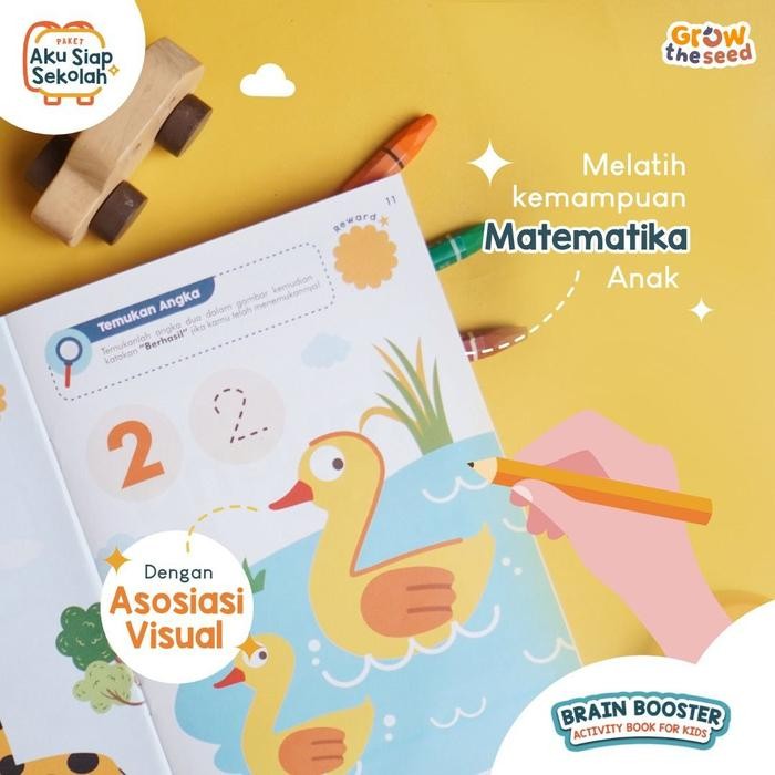 

PROMO PAKET AKU SIAP SEKOLAH (EDISI EKONOMIS HVS) MULAI USIA 3+ [PUSTAKA HULWAH X GROWTHESEED]