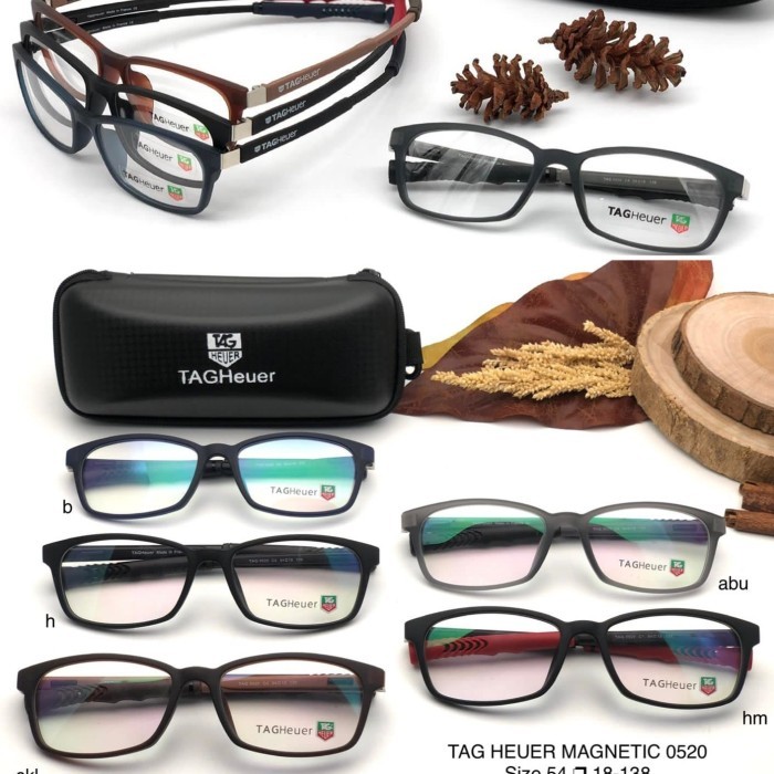 Frame Kacamata TAG HEUER MAGNET / MAGNETIK 0520 TH0520 Sport Sporty