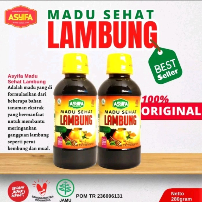 

ORIGINAL Madu Sehat Lambung Asyifa Special Maag Dan Asam Lambung PREMIUM