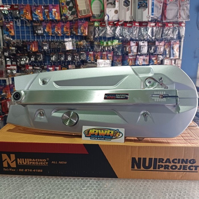 Swing Arm Nui Racing Thailand + Cover Rante Supra Karisma Grand Dll