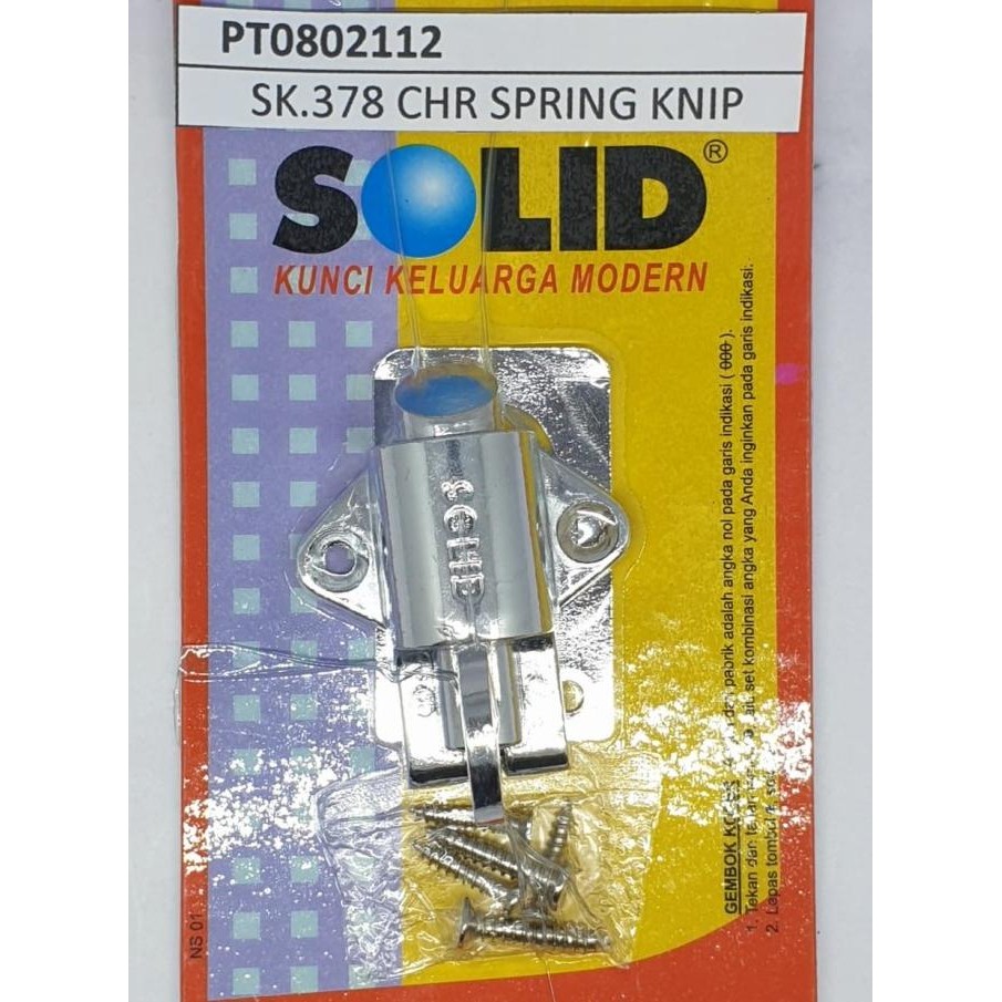 %%%%] SOLID GRENDEL KODOK JENDELA (SK.378 CHR SPRING KNIP)