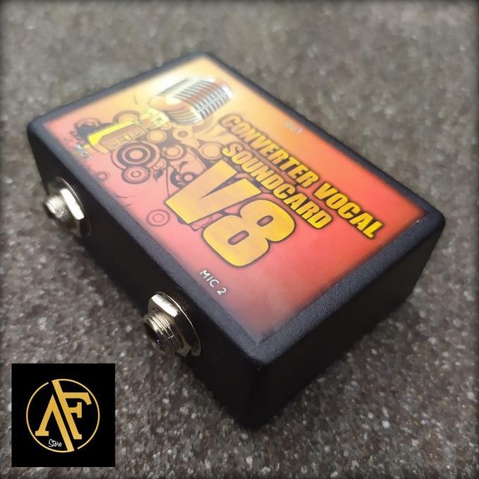 New Arrival Converter Vocal Atau Mic Soundcard V8