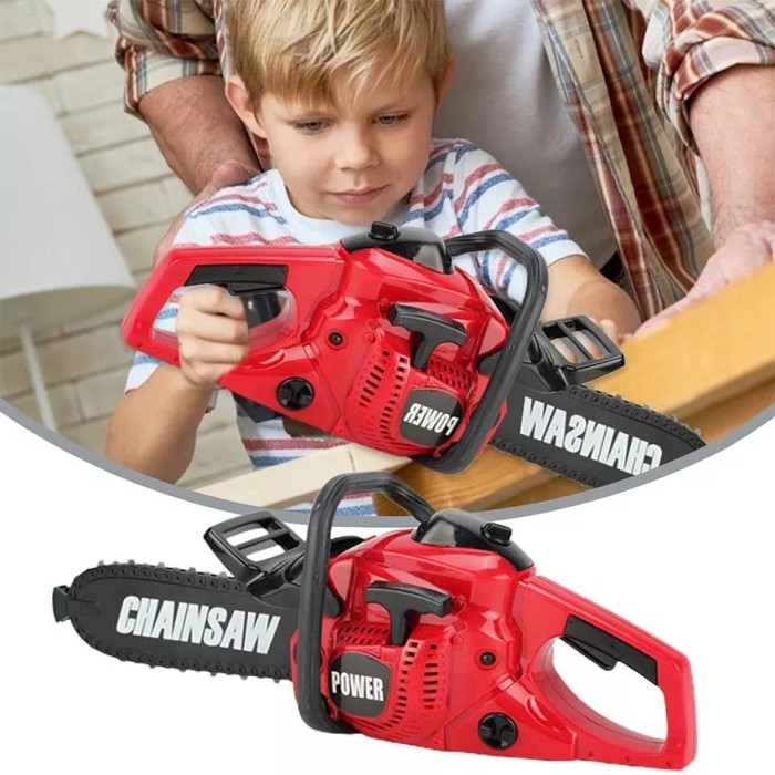 ALAT PERKAKAS TUKANG GERGAJI/MAINAN SIMULASI MESIN GERGAJI ELEKTRIK KODE 131