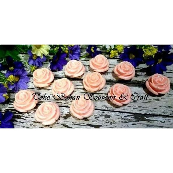 

yang dicari@@@@] bead clay rose jumbo 30 mm pink