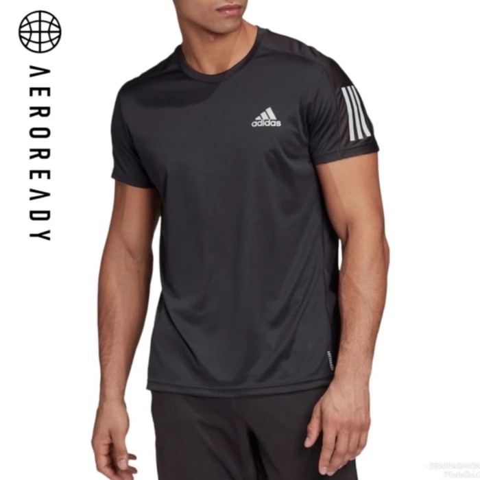 PROMO  SALE TERLARIS KAOS ADIDAS ORIGINAL KAOS OLAHRAGA PRIA RUNNING ABU GELAP MURAH ORI READY