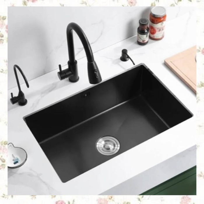 KITCHEN SINK JKM 8050 BLACK BAK CUCIAN PIRING HITAM 8050
