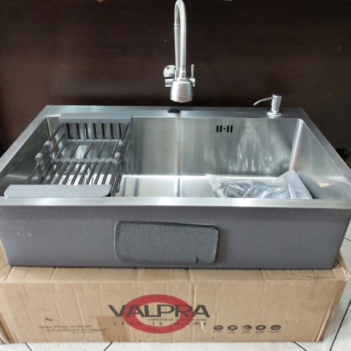 kitchen sink 1 lubang valpra / Tempat cuci piring stainless 1 lubang