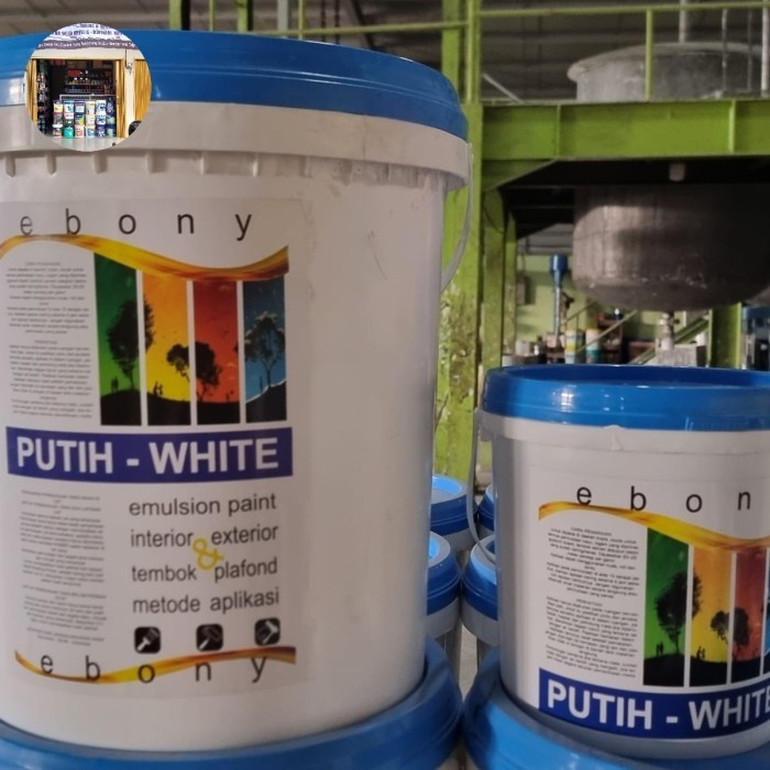Terbaru Cat Tembok/Plapon White/Putih 25Kg Best Seller