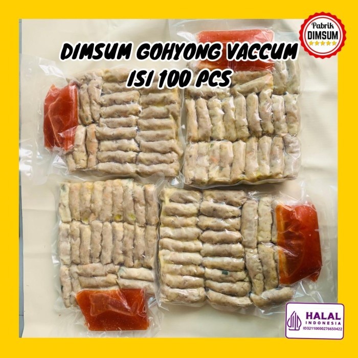 

GOHYONG DIMSUM VACUUM isi 100 bisa Luar kota