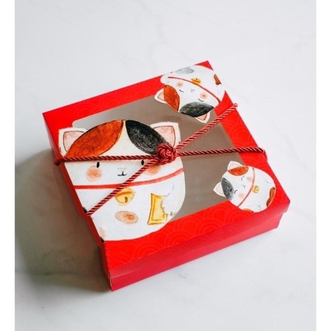 ~@~@~@~@] Box Kue Imlek / Box Imlek 22x22 / Dus Kue Imlek