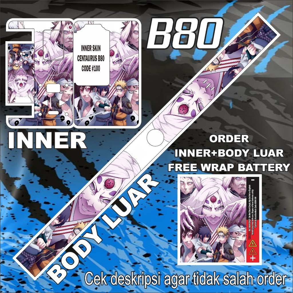 

Premium Cut - Stiker B80 100 Garskin Stiker / Case Custom Terlaris 2PCS/ Fullbody