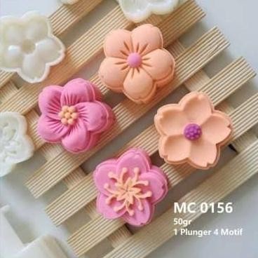 ```````] Cetakan Mooncake Sakura 50gr/ Mooncake Mold 50gr