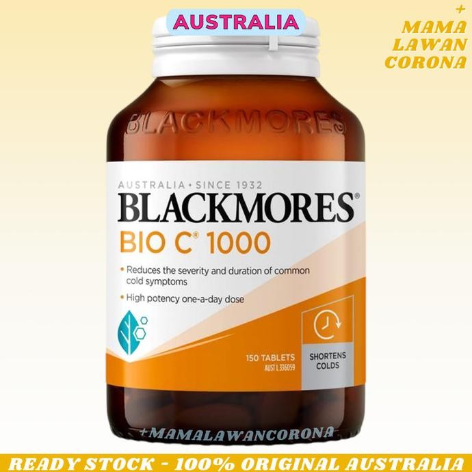 BLACKMORES Bio C 1000mg Vitamin C 1000 mg AUSTRALIA 150 Tablets Tablet