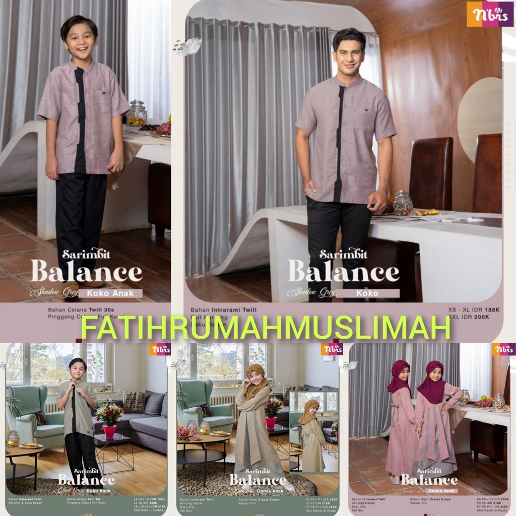 SALE PROMO NIBRAS /NIBRAS BALANCE/NIBRAS BALANCE/KOKO NIBRAS PROMO/KOKO ANAK NIBRAS PROMO/GAMIS ANAK