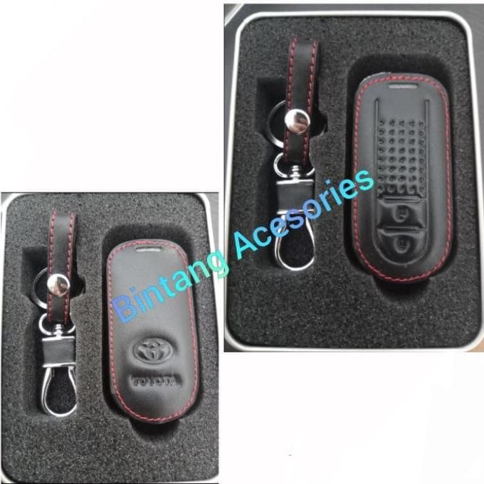 [TERBARU][PROMO][FREE ONGKIR] Sarung Kunci Remot Mobil AVANZA VELOZ 2019 2020 Smart Key Kulit [BEST 