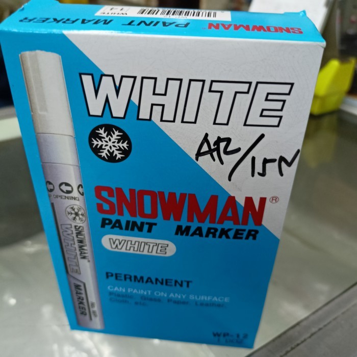 

spidol snowman white 1lsn