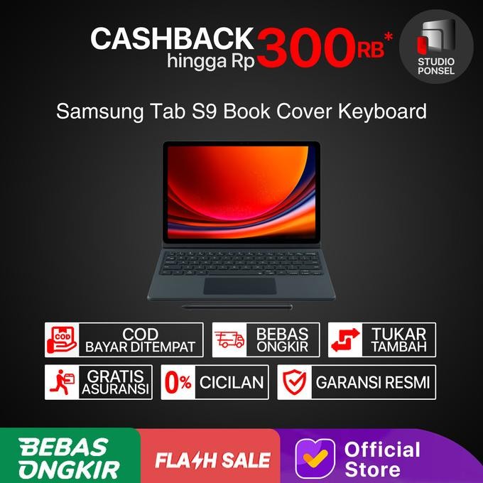SAMSUNG TAB S9 BOOK COVER KEYBOARD