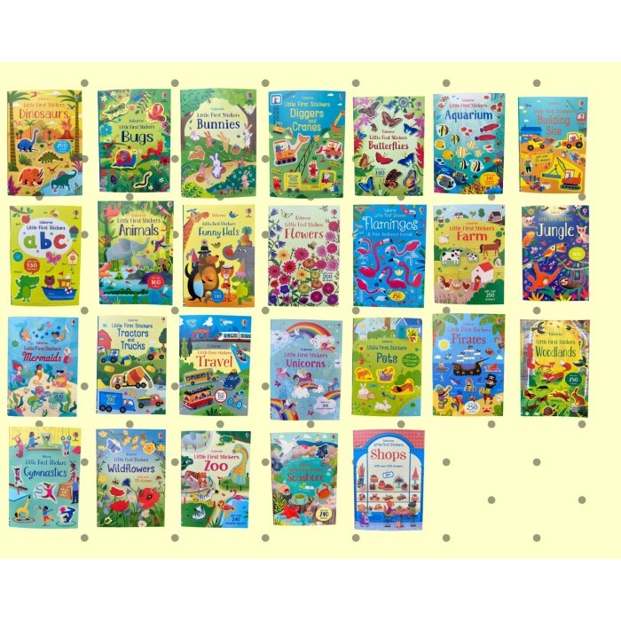 

Buku Stiker Anak Usborne Children Little First Sticker Book