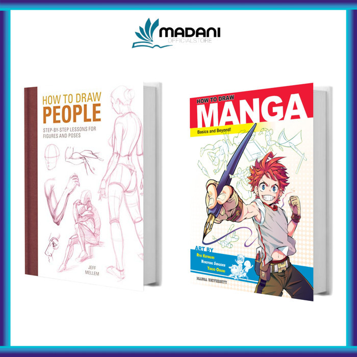 

Paket 2 buku How to Draw Manga & How to Draw People - Jeff Mellem