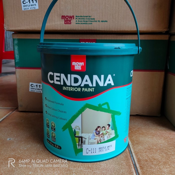 TERBARU Cat Tembok Mowilex Cendana Gentle White 111 5 Kg