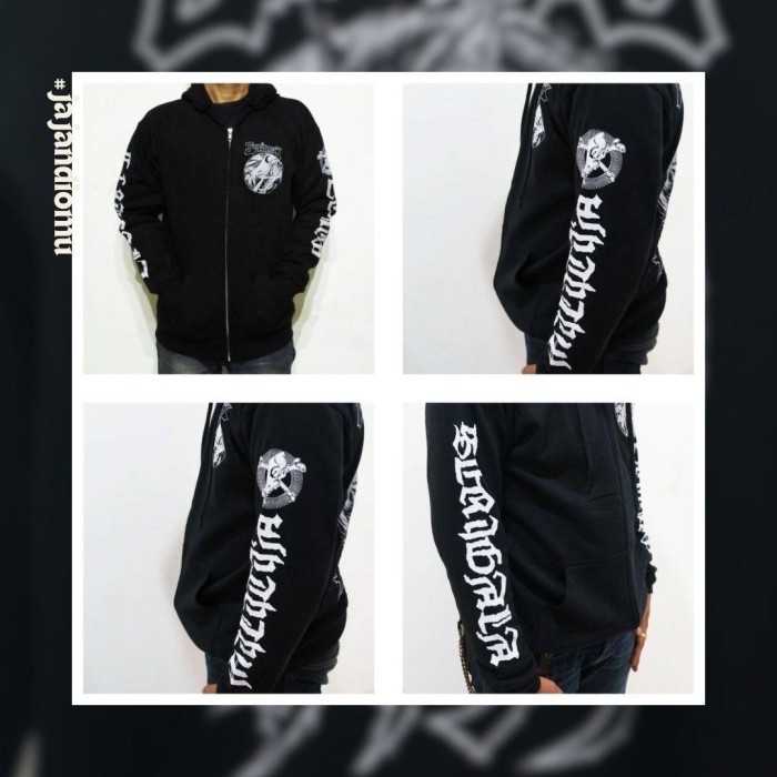 New Zipper Hoodie Seringai Yin Yang Original Terlaris