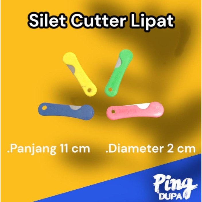 

~@~@~@~@] Silet Cutter Lipat Aneka Warna
