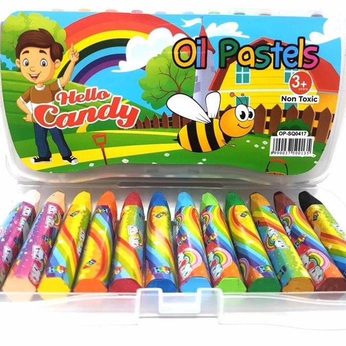 

HARGA GROSIR (1BOX 12PACKS ) KRAYON/CRAYON MINI 12 WARNA OIL PASTELS