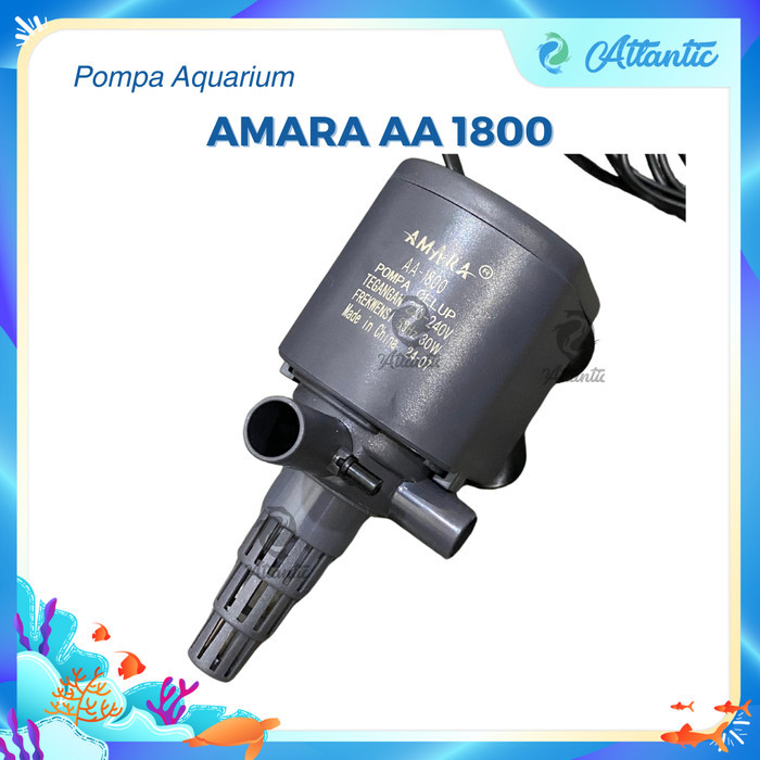Amara Aa 1800 Aa-1800 Pompa Celup Aquarium Pompa Hidroponik