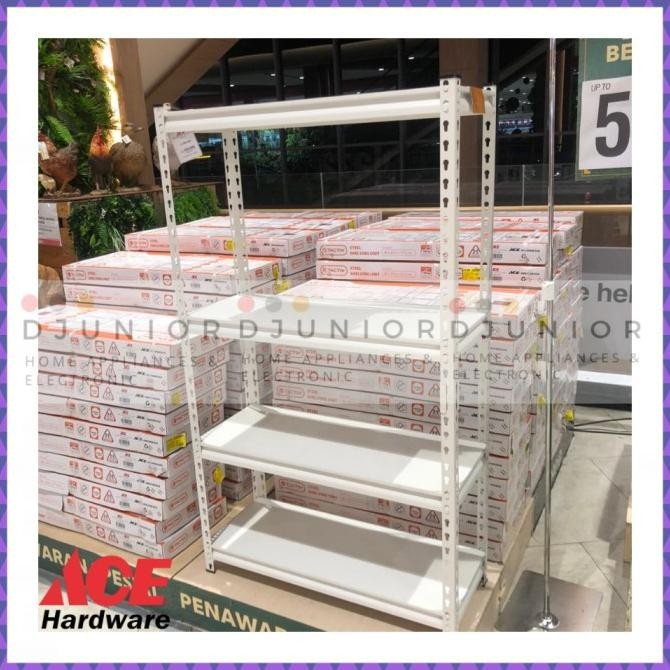 Langsung Checkout Tactix - Rak Besi 4 Susun / Rak Dapur 4 Tingkat Ace Hardware