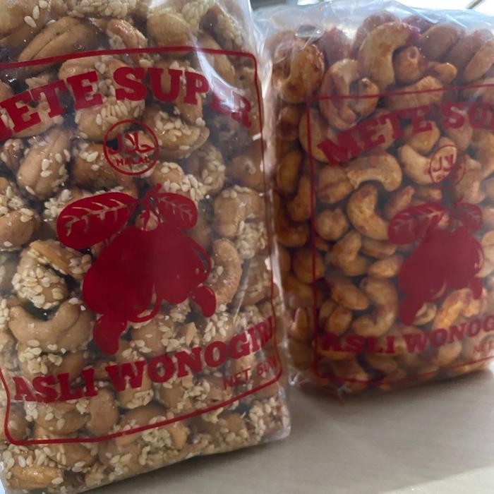 

Kacang mete 1kg 2 varian rasa (BUNDLING) Camilan Food Snacks